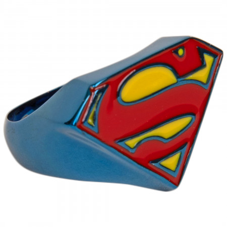 Superman Symbol Blue Power Ring
